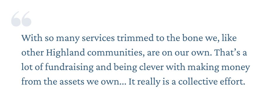 Arisaig Community Trust 19th April diary pull quote